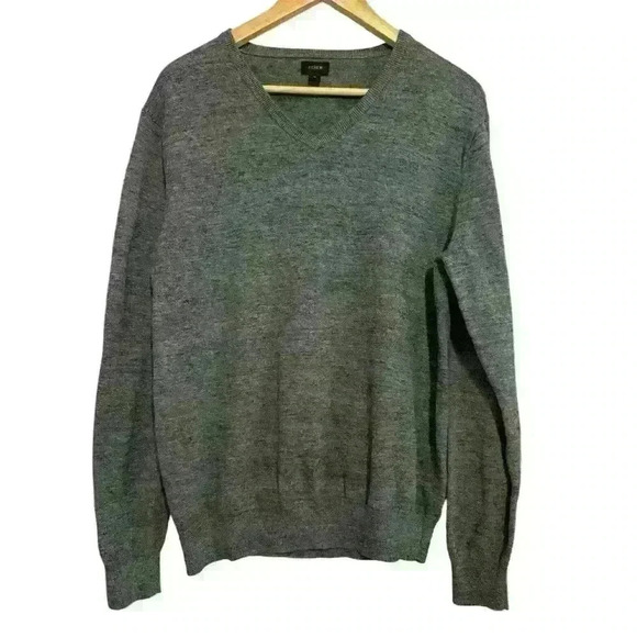 J. Crew Other - J. Crew Gray V-Neck Lightweight Cotton Men’s Sweater Size Medium